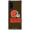 NFL Cleveland Browns Distressed Galaxy S20 FE Clear Case